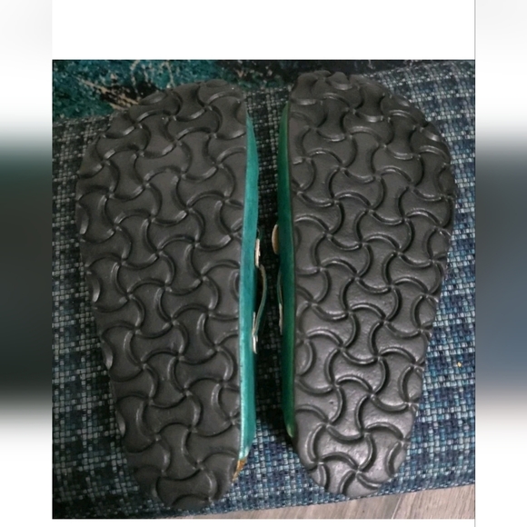 Calceo Women's Slip-on Clog Shoe Green Elephant With Glasses On Foot Size 37 - Picture 11 of 14